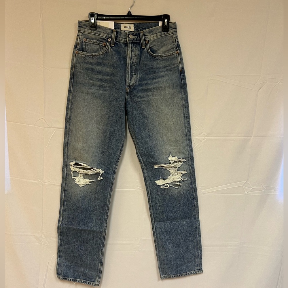 NEW AGOLDE KELLY JEAN HIGH RISE RELAXED STRAIGHT SIZE: 26